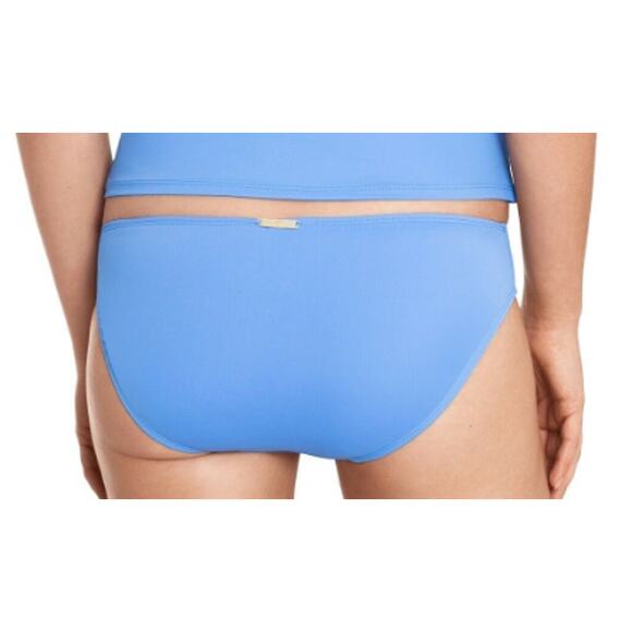 Ralph Lauren SKY Solid Blue Hipster Bikini Swim Bottom Sz 4 NWT - Picture 2 of 3
